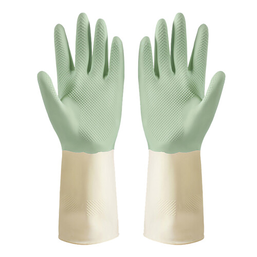 Gants de nettoyage en latex, Taille S, étanches, 3,1 oz 1