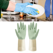 Gants de nettoyage en latex, Taille S, étanches, 3,1 oz