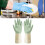 Gants de nettoyage en latex, Taille S, étanches, 3,1 oz 1
