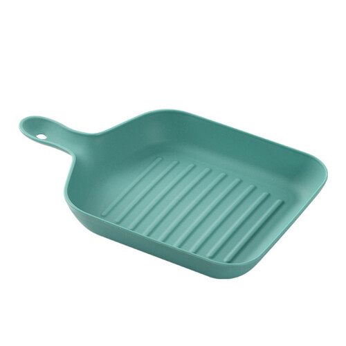 Plato para servir con asa, plástico, 2.47 oz, 70 g 2