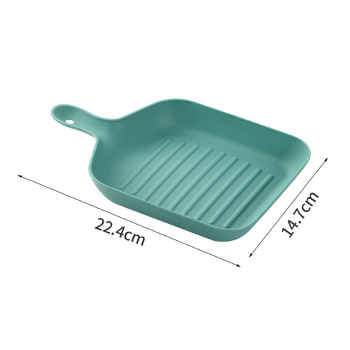 Plato para servir con asa, plástico, 2.47 oz, 70 g 1