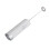 Mini mousseur à lait blanc laiteux 78g 35x214mm 9