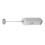 Mini mousseur à lait blanc laiteux 78g 35x214mm 11