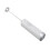 Mini mousseur à lait blanc laiteux 78g 35x214mm 14