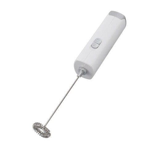 Mini mousseur à lait blanc laiteux 78g 35x214mm