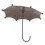 Regenschirm Vogel Trog Eisen, 17,5x13,5cm, 6,9x5,3in 15