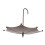 Regenschirm Vogel Trog Eisen, 17,5x13,5cm, 6,9x5,3in 11
