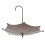 Regenschirm Vogel Trog Eisen, 17,5x13,5cm, 6,9x5,3in 10