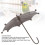 Regenschirm Vogel Trog Eisen, 17,5x13,5cm, 6,9x5,3in 5