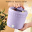 Mini olla eléctrica 1.2L base morada 13cm 13.5cm 9