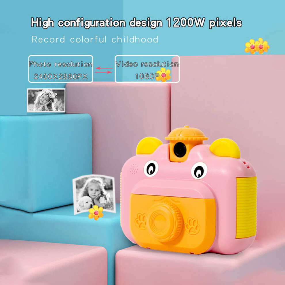 12Mp Kids Instant Camera With 180 Rotatable Lens And 2.4In Ips Display 4951335849306