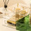 Transparente Streifen 6.9 oz PET Make-up-Organizer 4