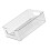 Transparente Streifen 6.9 oz PET Make-up-Organizer 1
