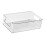 Transparente Streifen 6.9 oz PET Make-up-Organizer 10