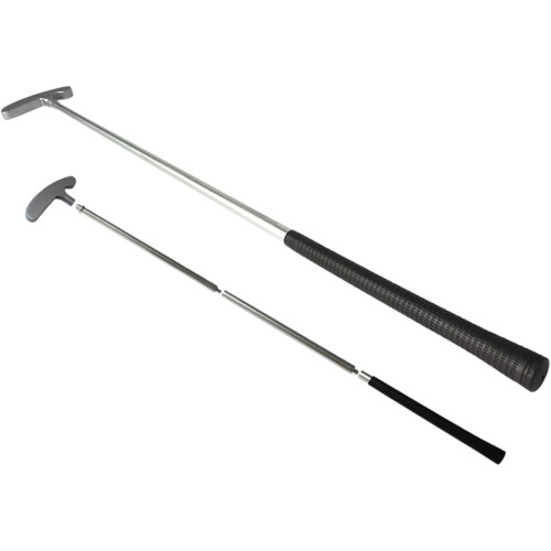 3 Piece Foldable Putter For Right And Left-Handed Portable Retractable Silver Golf Putter 2