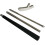 3 Piece Foldable Putter For Right And Left-Handed Portable Retractable Silver Golf Putter 2