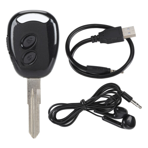 M1 8GB Mini Sprachaktivierter Recorder, 200mAh Schwarz 1