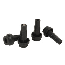 4 piezas de manga aislante de silicona para cable de encendido para 206/207/307