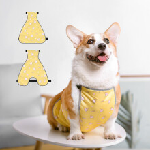 Gilet caldo per pancia M protezione in poliestere per Corgi
