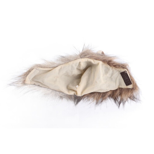 Löwenmähne-Perücke Katzenkapuze M, Polyester, Strap-On