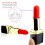 Vibration Lipstick Massager 10 Modes, USB, Waterproof, Black 8