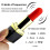 Vibration Lipstick Massager 10 Modes, USB, Waterproof, Black 4