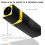 Vibration Lipstick Massager 10 Modes, USB, Waterproof, Black 7