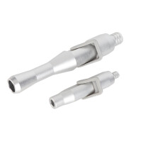 Aluminiumlegierung Speichelaspirator-Ventil - kurze Spitze