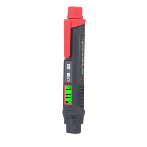 HT67 Umidimetro per legno/pareti con puntali LCD ABS 2xAAA 2