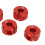 8 pezzi di adattatori mozzo esagonali da 12 mm per ruota RC Rosso/Blu 9