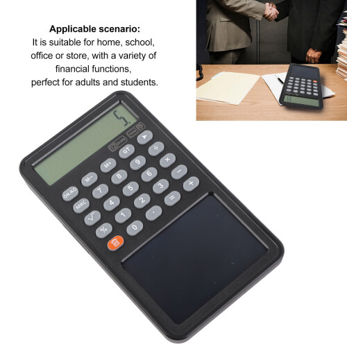 Scientific Calculator with Notepad, 12 Digits, LCD Display, ABS+LCD 2