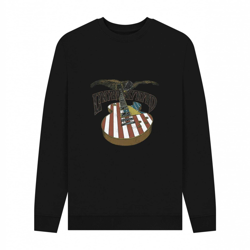 Lynyrd Skynyrd Men's Black Unisex Adult Sweatshirt