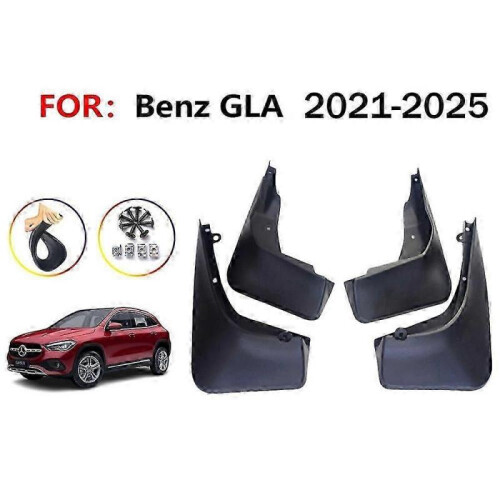 For Mercedes-benz Gla 2021-2025 Splash Guards Mud Flaps Car Accessories Mudguard Protector 4pcs