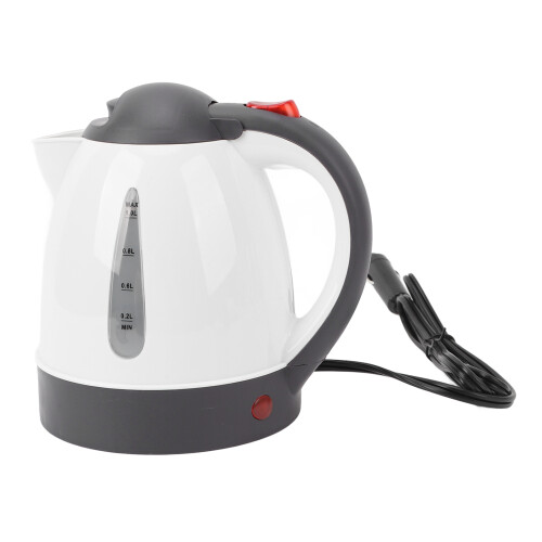 Bollitore elettrico portatile per auto 1L bianco 12V 150W 1