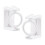 2 pièces crochet porte-tringle, PP, pivotant de 3,5 oz 12