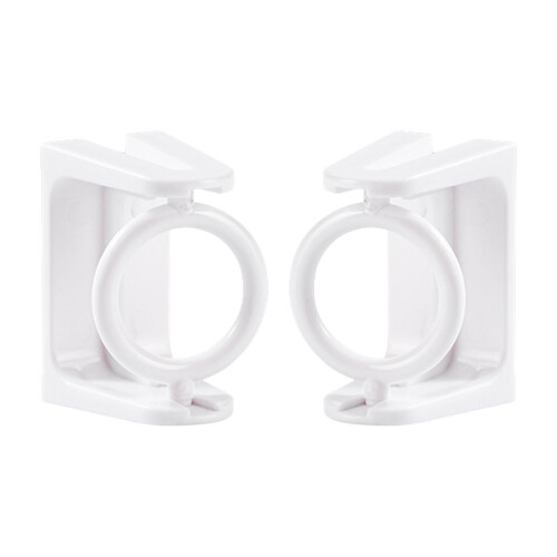 2 pièces crochet porte-tringle, PP, pivotant de 3,5 oz