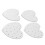 4 pezzi, supporto per cake pop in acrilico rustico con 20 fori, 12 cm 15