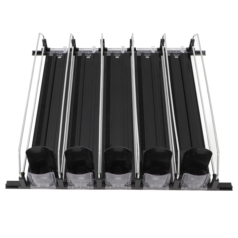 5pcs Black Fridge Soda Can Dispenser, Self-Pushing, 480x380x80mm-image-OPC-PJDW69Y-NEW