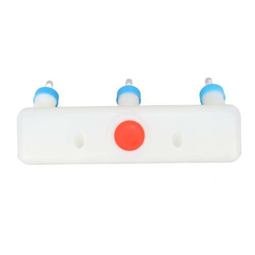 Alimentatore di latte per agnelli a 3 teste, PP e silicone, per allevamenti