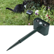 Ultraschall-Solaranimalabwehrgerät, Reichweite 6-8m, wasserdicht IPX4