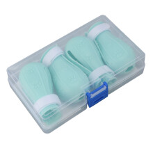 4 pièces de protections de pattes en silicone pour chat 2e génération vertes