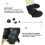 2 piezas de botas para perros impermeables de goma para patas M 6