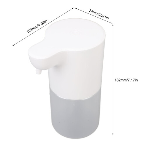 Distributeur de savon USB infrarouge 350 ml, 1200 mAh 1