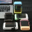 Zigarettenetui Kunststoff 80g Blau/Gelb 110x65x28mm 5