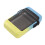 Zigarettenetui Kunststoff 80g Blau/Gelb 110x65x28mm 15