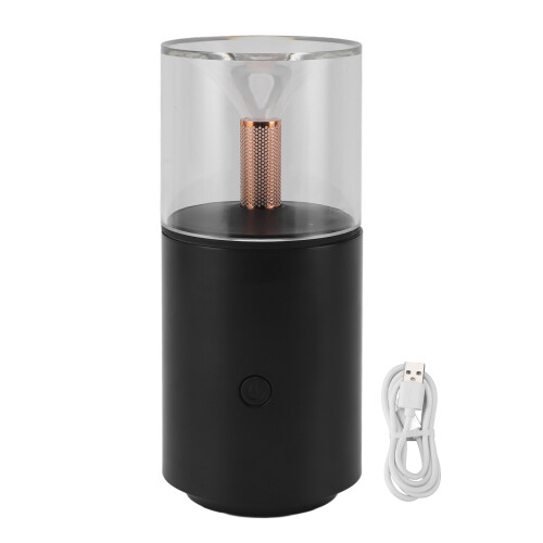 Diffuseur et humidificateur de voiture 16x7 cm noir USB 2
