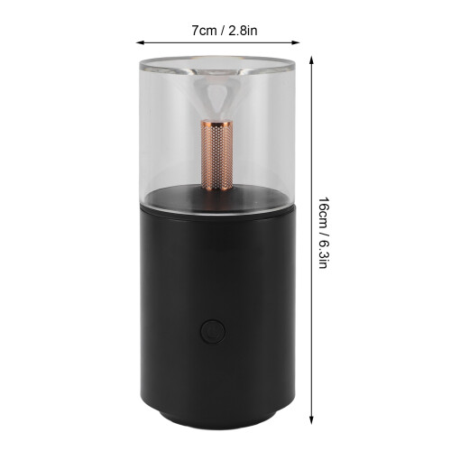 Diffuseur et humidificateur de voiture 16x7 cm noir USB 1