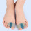 4 pièces séparateur d'hallux valgus à 2 boucles L 9