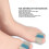4 pièces séparateur d'hallux valgus à 2 boucles L 3