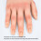 Modell 2 Linke Hand - Farbe: Silikon, Klemmständer 4
